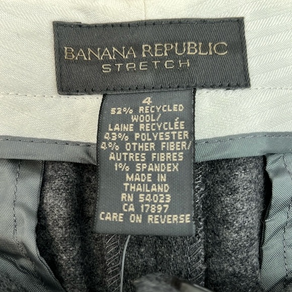 Banana Republic gray recycled wool pants - Picture 5 of 11